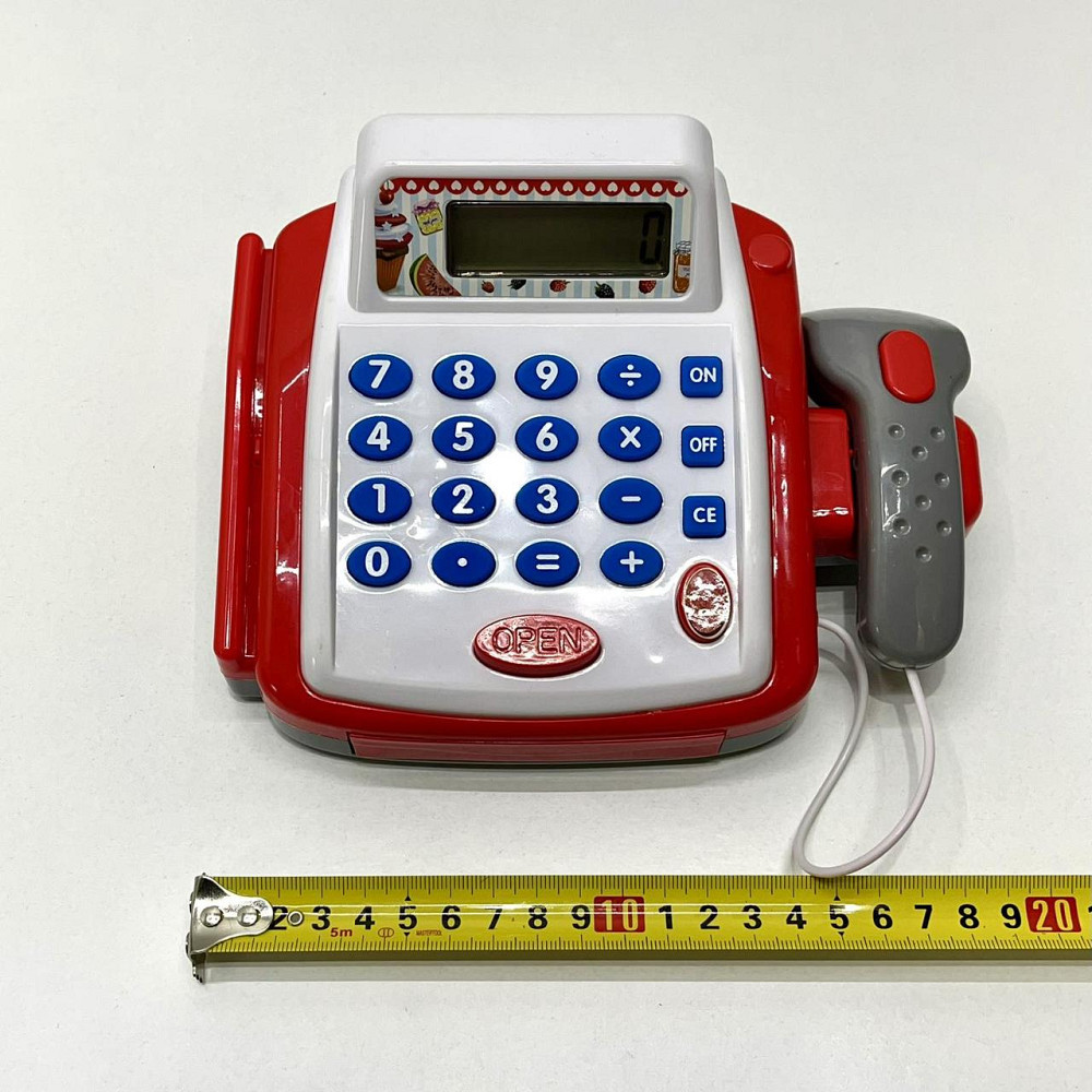 Касовий апарат іграшковий зі сканером та терміналом та продуктами (6113A-15A) Чернігів - фото 7