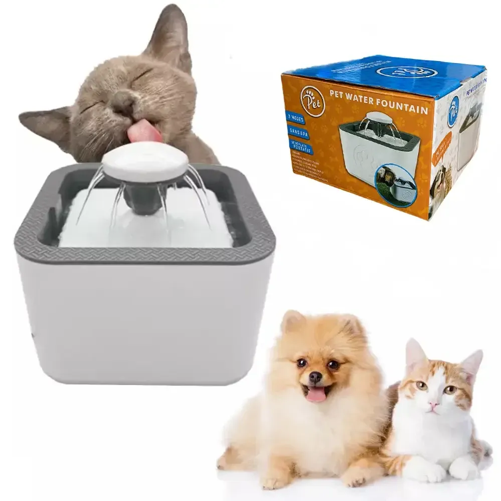 Автоматична напувалка - фонтан для тварин Pet Water FOUNTAIN 2,5 л, живлення від USB, три способи подачі води Одеса - фото 1