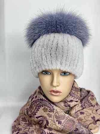 Шапка хутряна жіноча кубанка Медея Сірий Харків