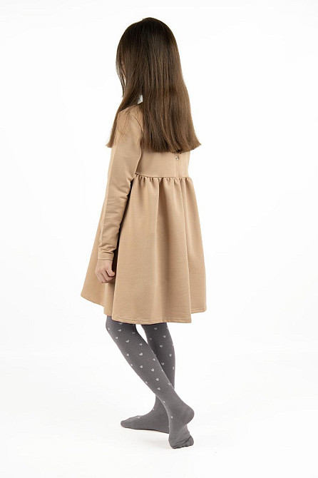 Плаття для дівчинки, блакитне, кавове, попелясто-рожеве (двохнитка) топ Київ - фото 3