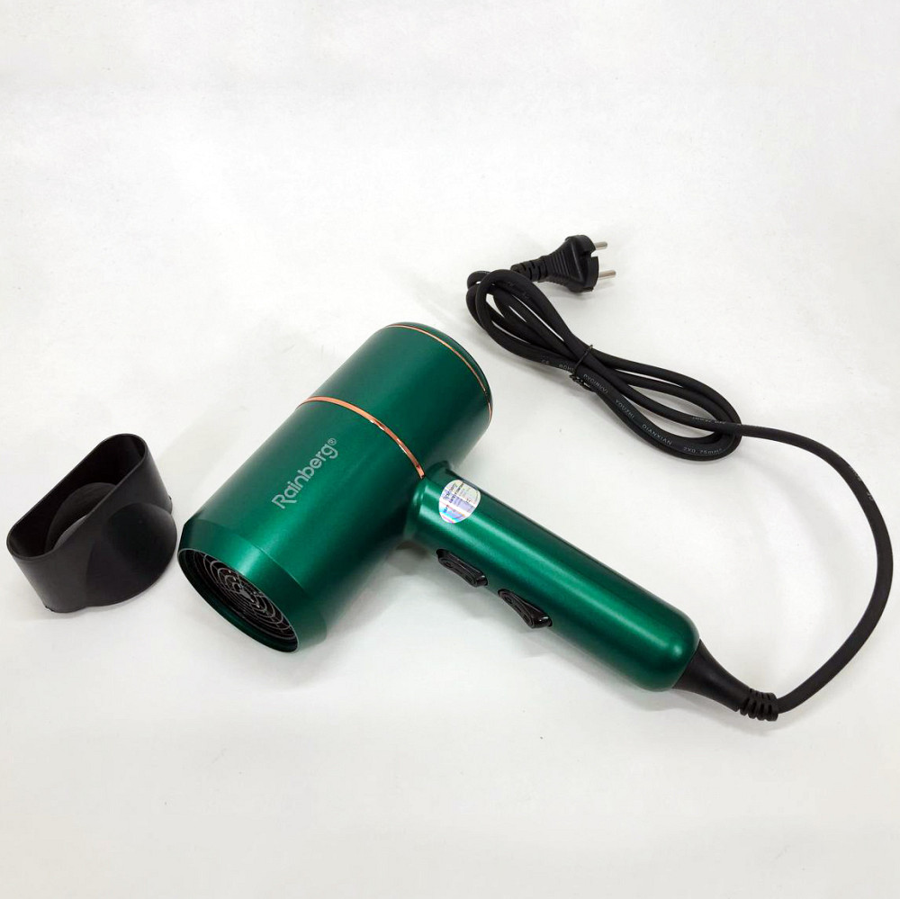 Профессиональный фен с ионизацией и термозащитой Rainberg, Хороший электрический фен KF-41 Львов - изображение 9