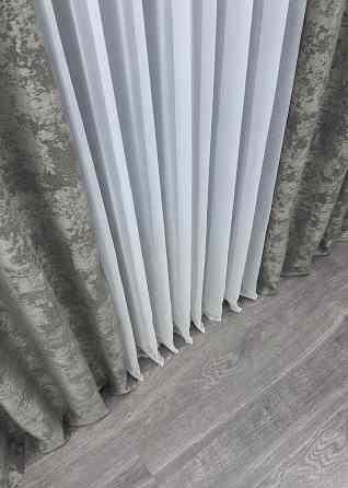 Шторна тканина жакард, колекція "Sultan XO" Туреччина колір сірий 1125ш Київ