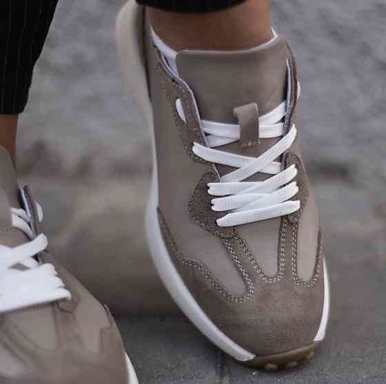 Кросівки жіночі EMELI 171/5 капучіно (весна-осінь, шкіра+замша натуральна) (4993) 41 Коломия