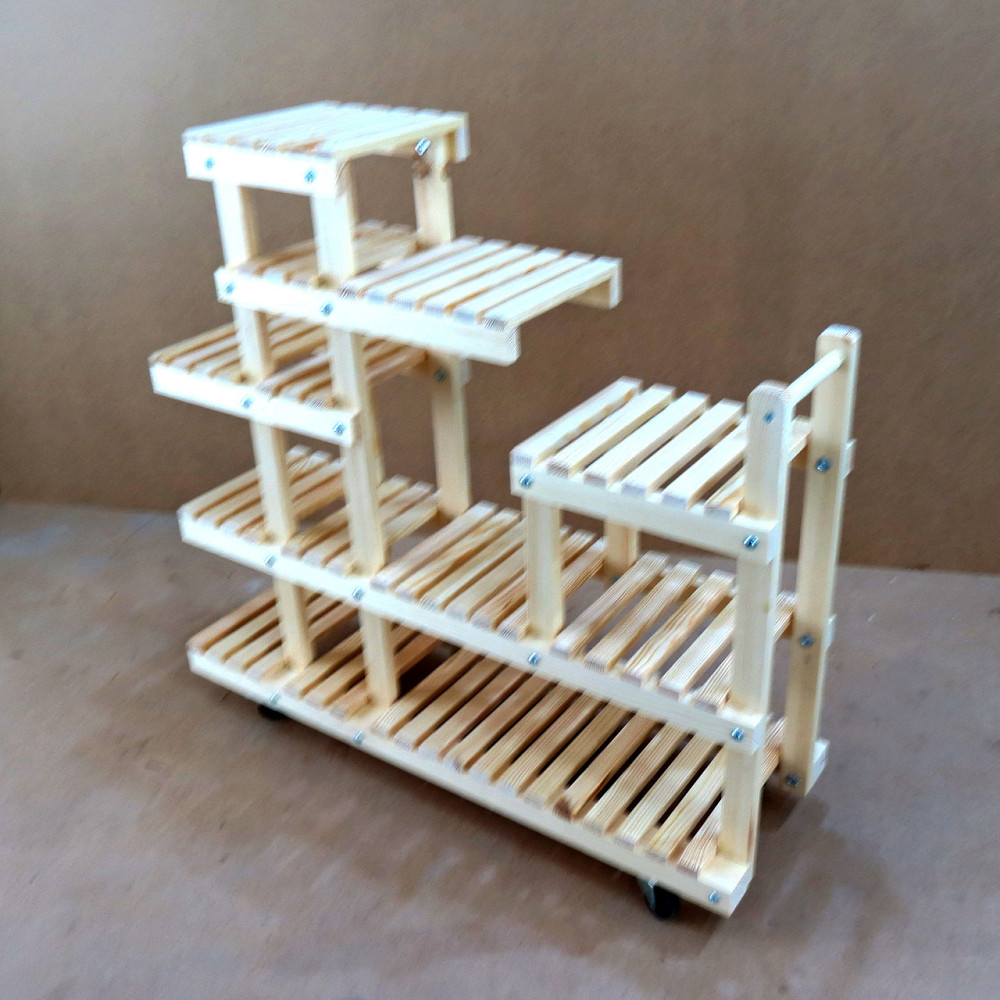 Підставка для квітів "Монтобан" бланже на коліщатках Миколаїв - фото 6