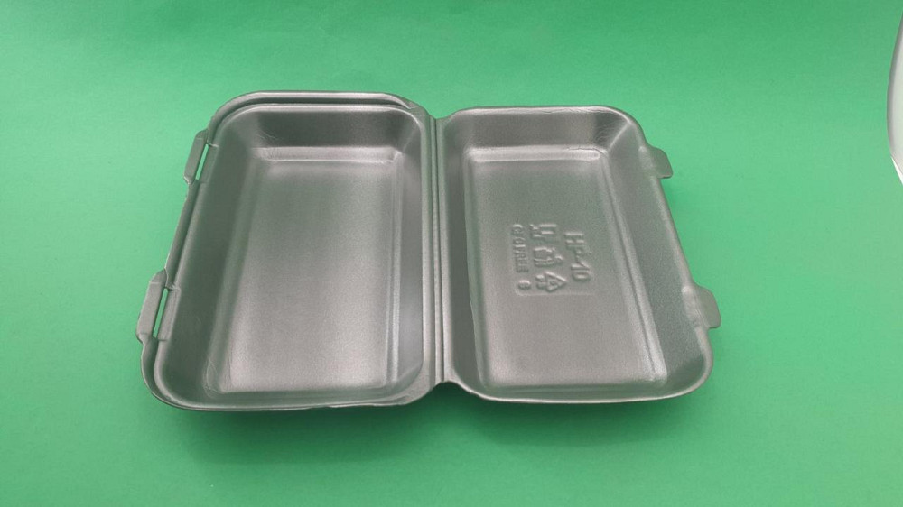 Ланчбокс зі спіненого полістиролу з кришкою (246*150*60) Чорний HP-10 (250 шт) Харків - фото 2