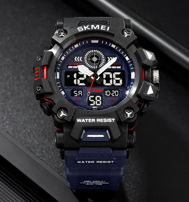 Годинник чоловічий наручний спортивний Skmei 2226 Синій Вінниця - фото 4