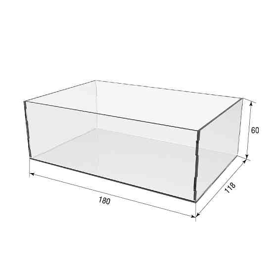 Коробка акриловая EKOSTAR 180х118х60 Киев