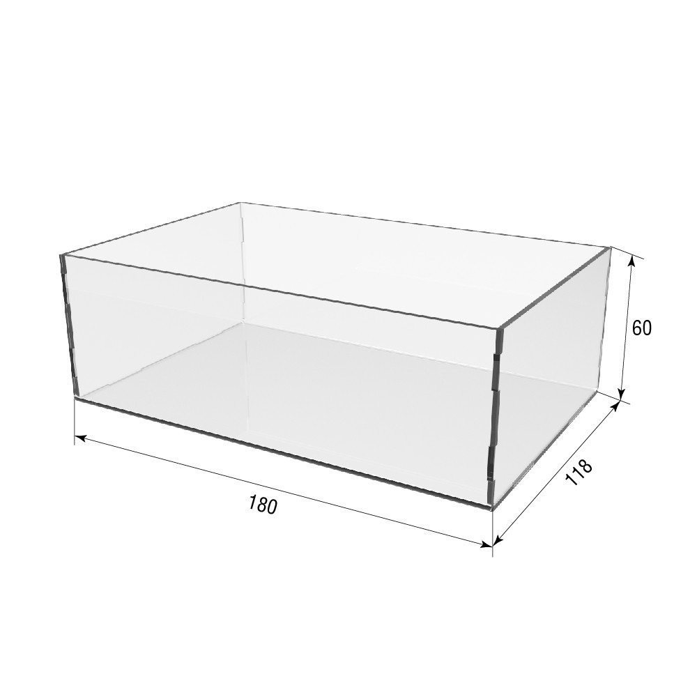 Коробка акриловая EKOSTAR 180х118х60 Киев - изображение 3