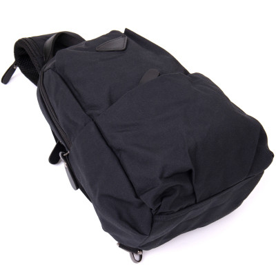 Сумка Vintage Через плече нейлон Чорна (20632) Вінниця - фото 8