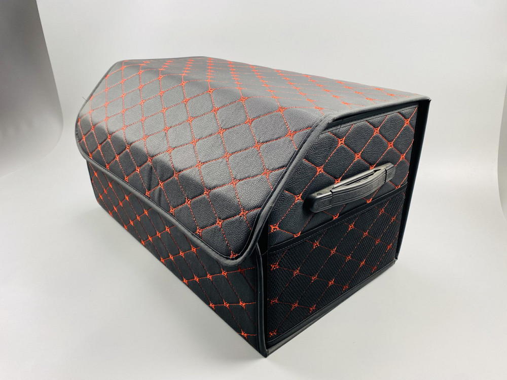 Автомобільний органайзер для зберігання сумка багажник, Органайзер для авто екошкіра преміум складаний Мукачево - фото 5