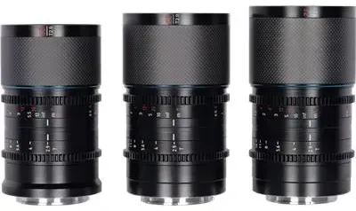 Об'єктив Sirui Anamorphic Lens Saturn Kit 35, 50 75mm T2.9 1.6x Carbon Fiber FF L-Mount (Blue Flare) Київ