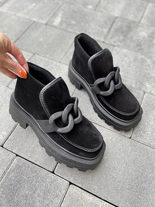 Marko Черевики жіночі DE MARKO чорні замша натуральна 40р. (4800) Коломия - фото 3