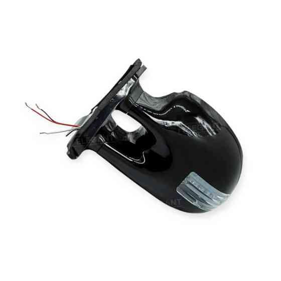 Дзеркало заднього вигляду зовнішнє збільшене універсальне з поворотом (крапелька) чорне (к-кт 2 шт) 2101-2107 Мукачево