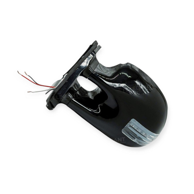 Дзеркало заднього вигляду зовнішнє збільшене універсальне з поворотом (крапелька) чорне (к-кт 2 шт) 2101-2107 Мукачево - фото 1