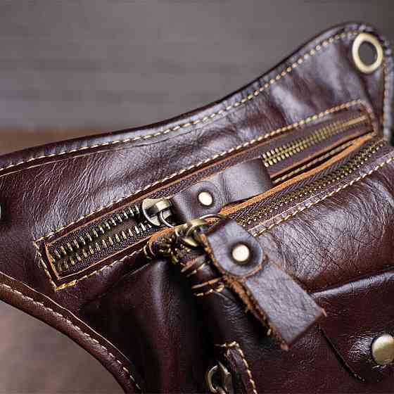 Сумка на пояс Vintage 14939 Коричневая Киев