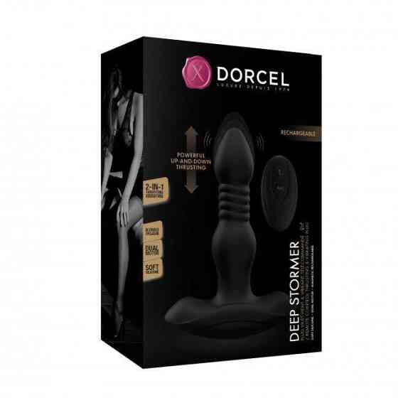 Анальная пробка с вибрацией и пульсацией Dorcel DEEP STORMER Sex Aura Киев