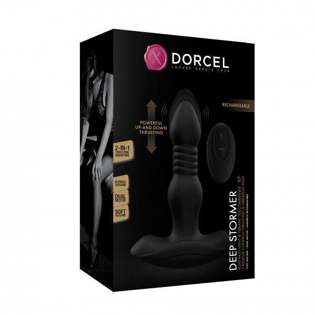 Анальная пробка с вибрацией и пульсацией Dorcel DEEP STORMER Sex Aura Киев - изображение 6