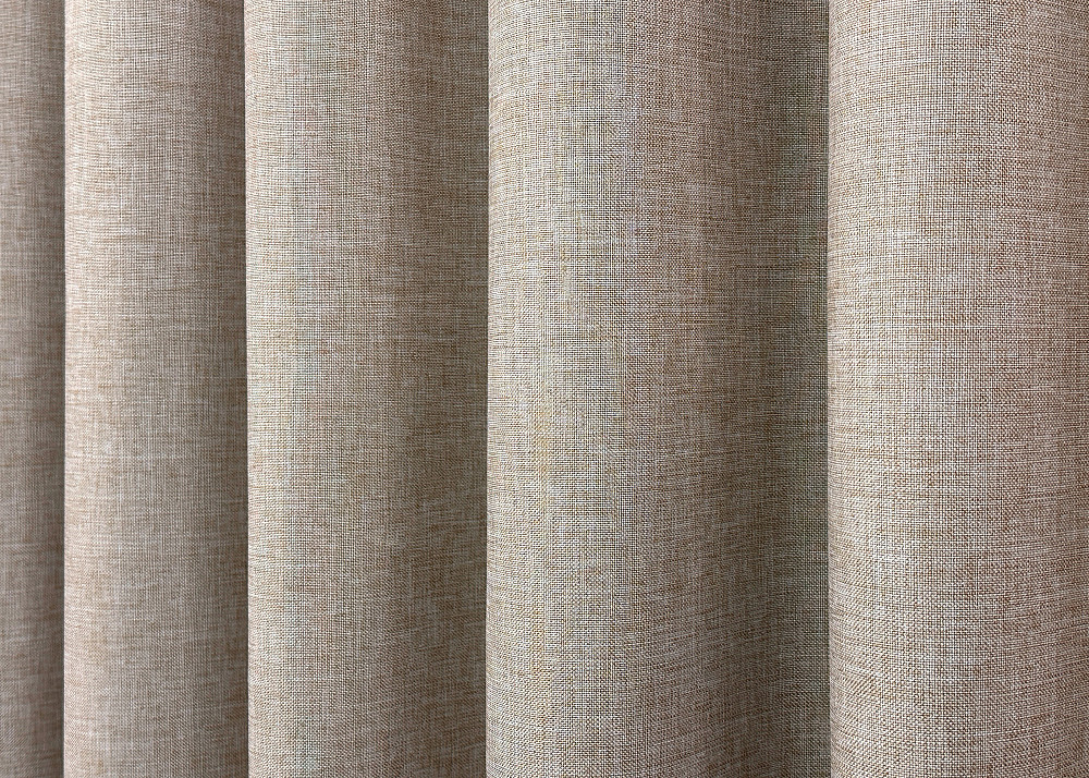 Комплект готових штор VR-Textil Льон ALORA-TON № 1874ш Бежевий 100х290см 2 шт (31-939) Київ - фото 7