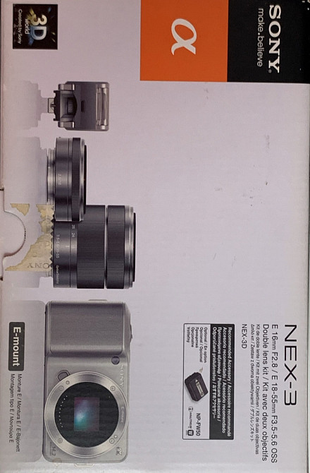 Фотоапарат SONY nex 3 плюс 18-55 mm f3.5-5.6 Київ - фото 1