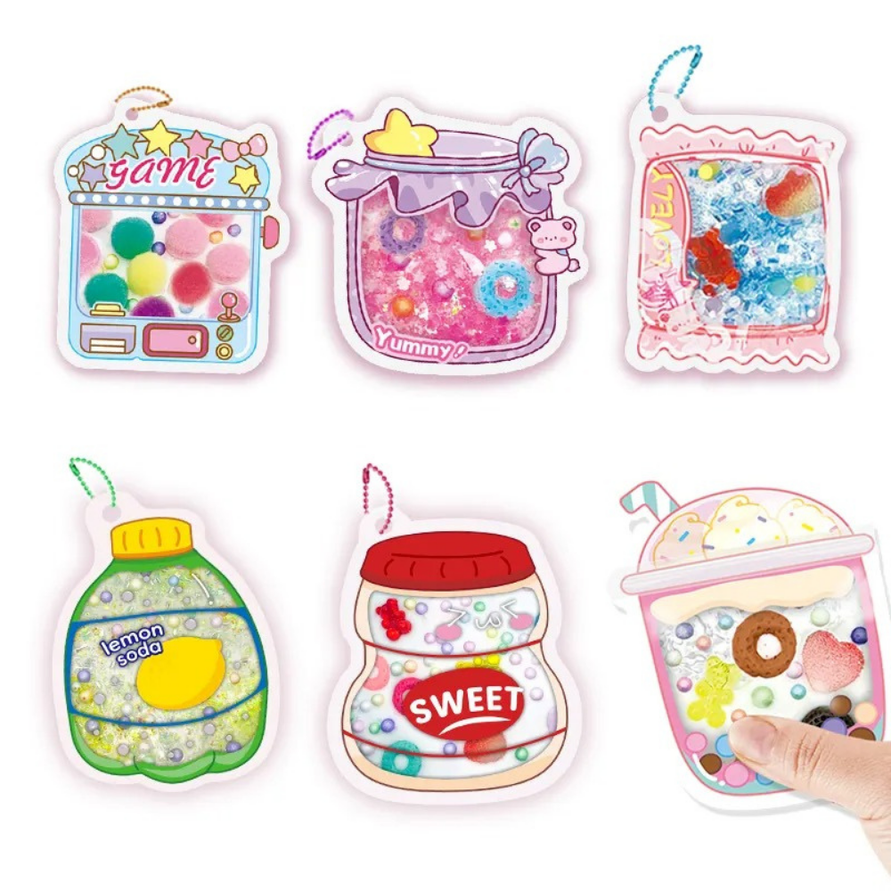 Набор для изготовления слаймов 6 штук антистресов,"Создай слайм сам" детский набор для творчества Кам'янець-Подільський - фото 7