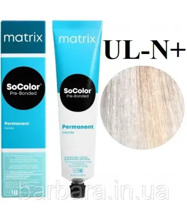 Осветляющая крем-краска для волос Matrix Ultra Blonde SoColor Pre-Bonded UL-N+ натуральный ультра Киев