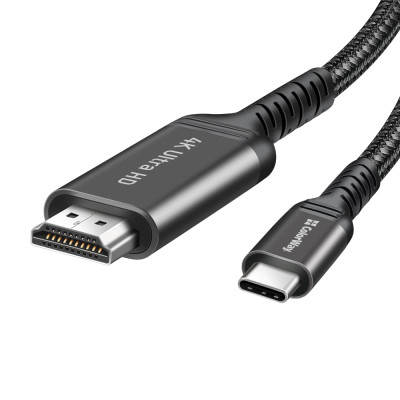 Кабель мультимедійний USB-C to HDMI M 2.0m 4K60Hz black ColorWay (CW-CBCHD077-BK) Вінниця - фото 9