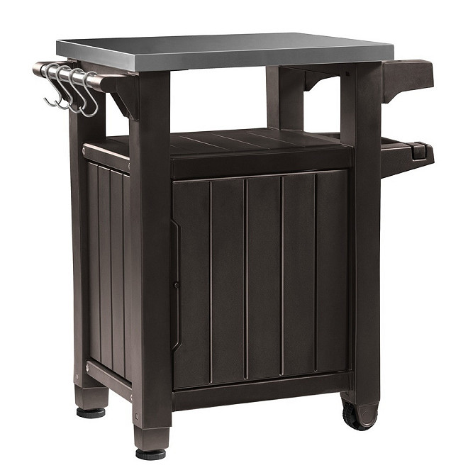 Стол-буфет садый для барбекю Keter UNITY, коричневий, 105 л Киев - изображение 1