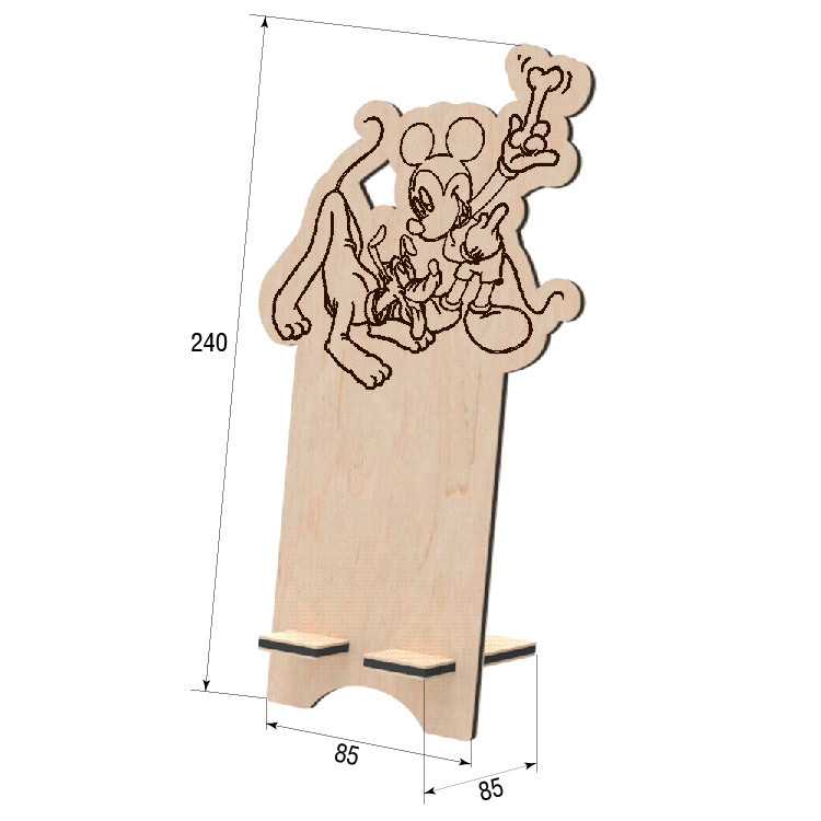 Підставка під телефон EKOSTAR Mickey 3 Київ - фото 3