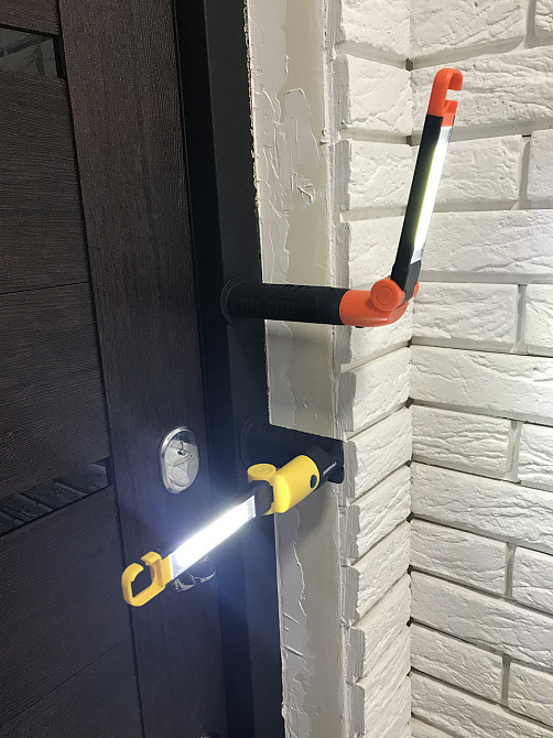 Фонарик кемпинговый на магните Tiross TS-1846 светодиодный мощный питание: 3хААА (3 батарейки) Каменское - изображение 4