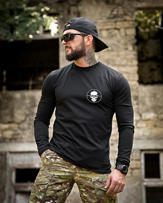 Милитари лонгслив One shot ПП7793 Одесса - изображение 4