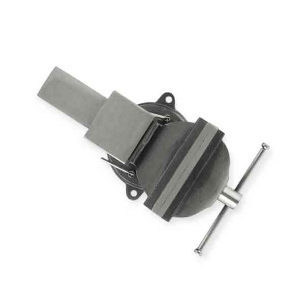 Тиски поворотные 200 мм 360 градусов, чугун, сьемные губки закаленая сталь, усиленные Мукачево