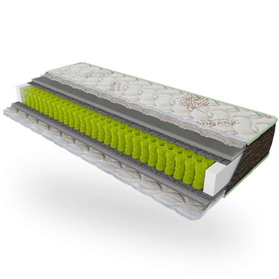 Ортопедический матрас Epsilon/Эпсилон пружинный (независимая пружина - покет) ТМ ЕММ нестандарт за метр квадратний. Харьков