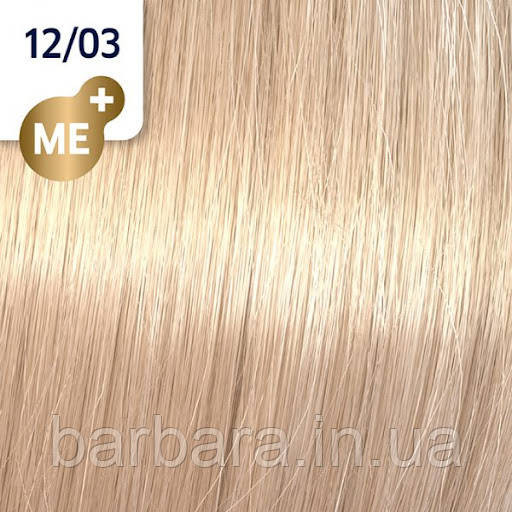 12/03 Фарба для волосся Wella Koleston 12/03 Ультра яркий блонд натуральний золотистий Київ - фото 8