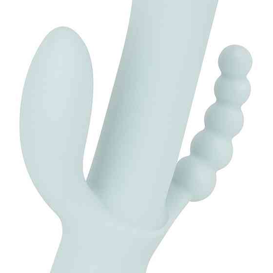 Вибратор-кролик Good Vibes Only - SAGE Triple Stimulation Vibe Soft Silicone - Blue Sex Aura Киев