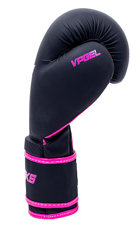 Боксерські рукавиці V`Noks Ultima Black Fuxia 12 ун. Кам'янське - фото 4