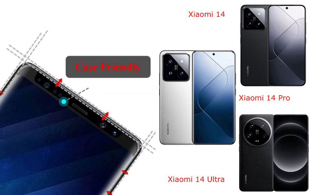 Защитное стекло HyperGlass Pro для Xiaomi 14, 14 Pro, 14 Ultra – максимальная чувствительность и защита Киев - изображение 4
