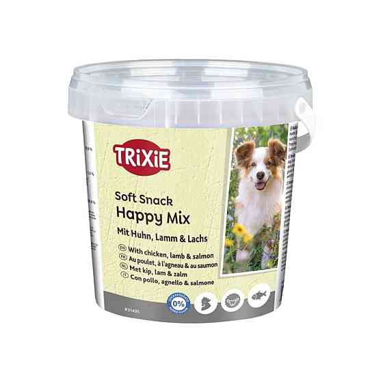 Суміш ласощів для собак Trixie (TX-31495) Happy Mix з ягням, лососем та куркою 500 г Вінниця