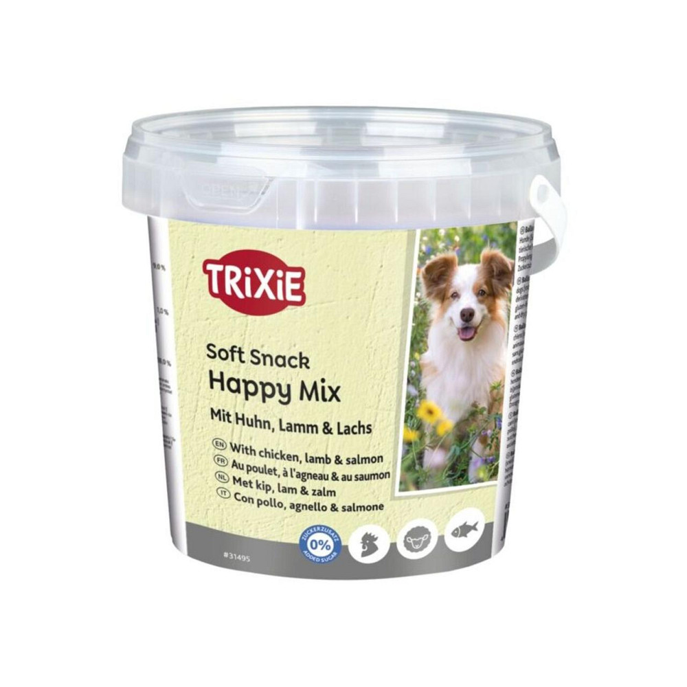Суміш ласощів для собак Trixie (TX-31495) Happy Mix з ягням, лососем та куркою 500 г Вінниця - фото 3
