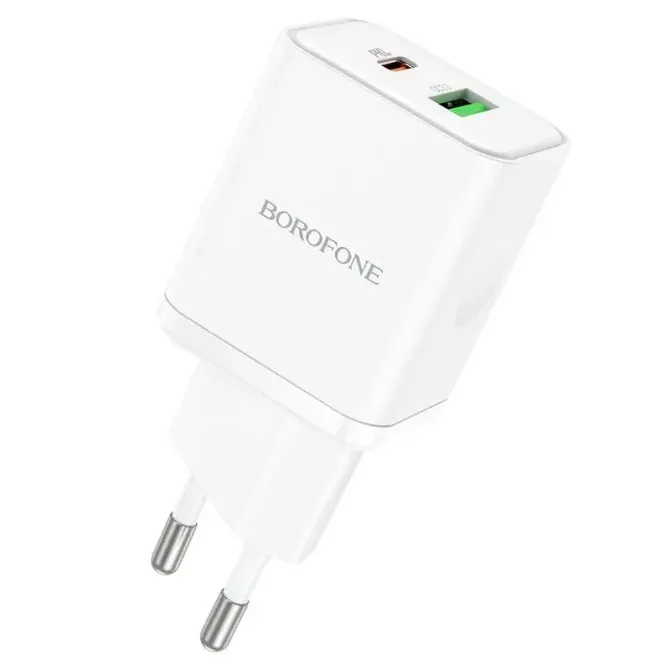 Borofone BN7 зарядний пристрій 220В 20Вт QC3.0 з USB виходом – швидка безпечна зарядка смартфонів і гаджетів Одеса - фото 10