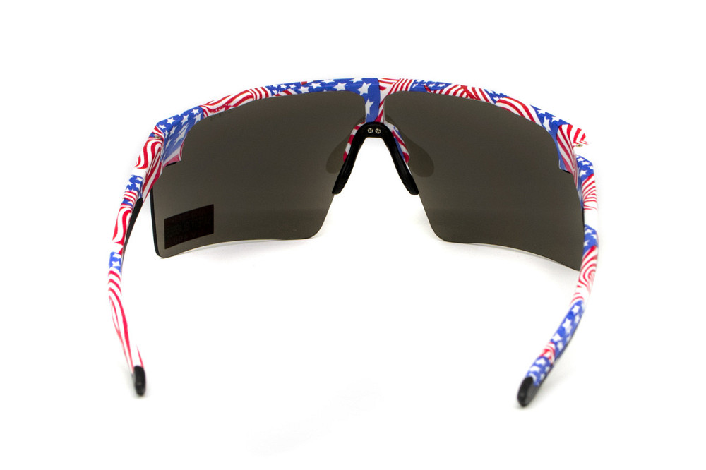 Окуляри захисні Global Vision Onyx USA Flag (gray), сірі в оправі прапор США Запоріжжя - фото 7