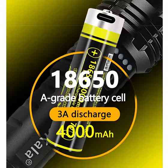 Акумулятор LiitoKala USB-King4000 18650 на 4000 mAh з USB Київ