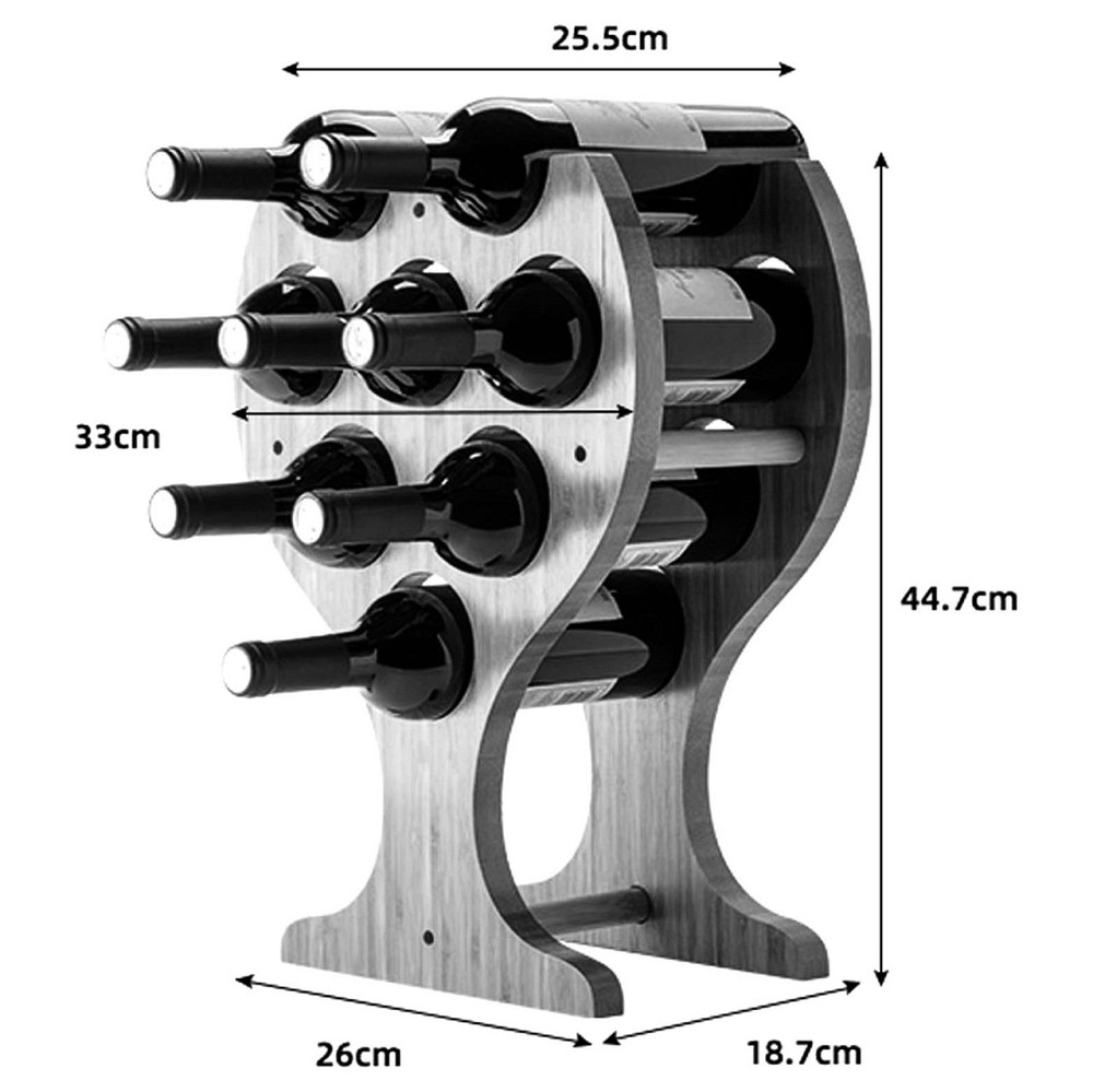 Настільна винна полиця "Селман" сієна Миколаїв - фото 2