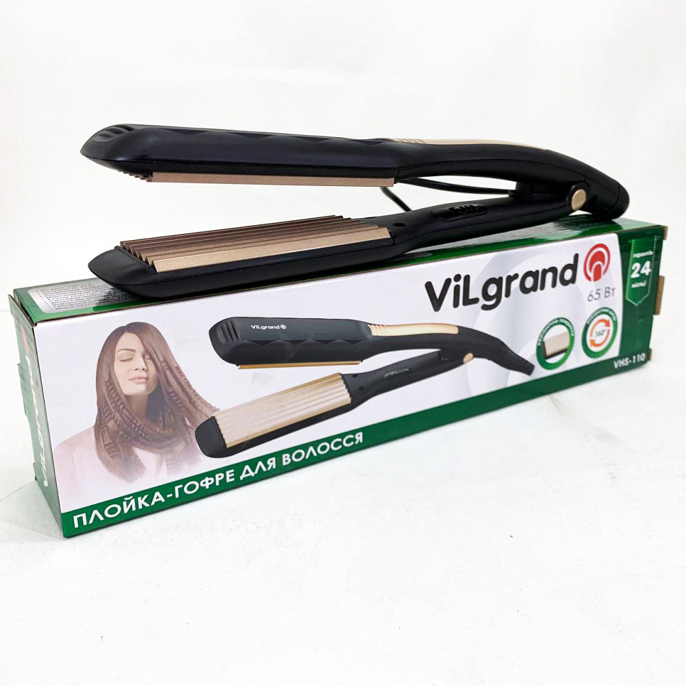Праска випрямляч ViLgrand VHS-110 65 Вт, Випрямляч плойка випрямляча, Плойка випрямляча ZY-13 Київ - фото 3