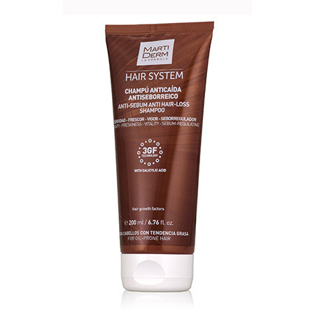 Мартідерм Шампунь проти випадіння волосся антисеборейний Martiderm Hair System Anti-Sebum Anti-Hair Loss Shampoo, 200 мл Дніпро - фото 1