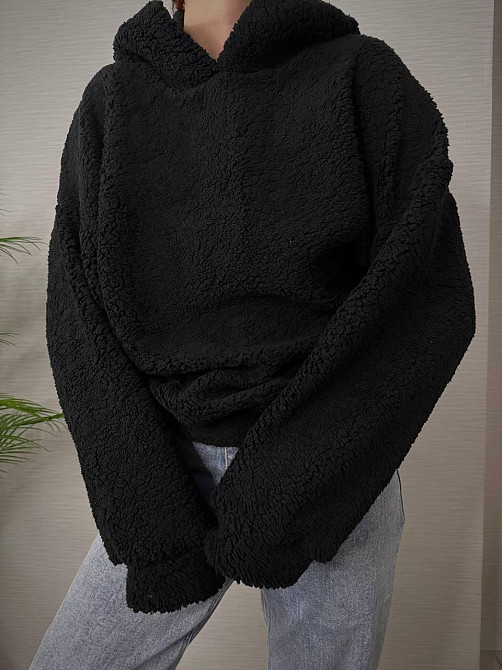 Женская теплая плюшевая худи с ушками турецкий мягкий мех Одесса - изображение 3