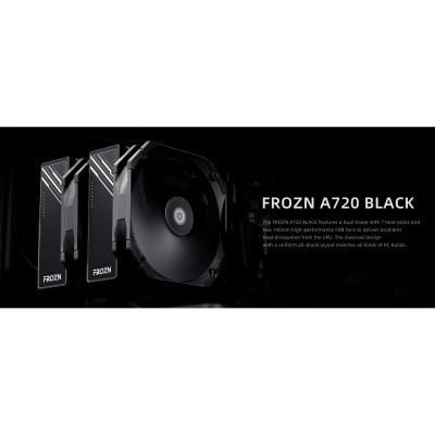 Кулер до процесора ID-Cooling FROZN A720 Black Вінниця - фото 3