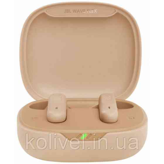 Навушники з мікрофоном JBL TWS Wave Flex Beige JBLWFLEXBEG (JBLWFLEXBEG) Киев