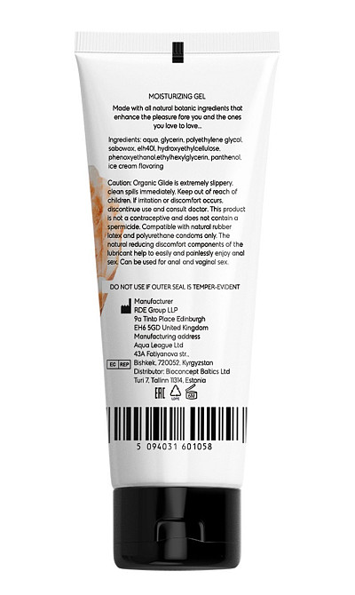 Универсальный ароматизированный увлажняюший гель-лубрикант OYO - Ice Cream aroma gel, 75 ml. Sex Aura Киев - изображение 2