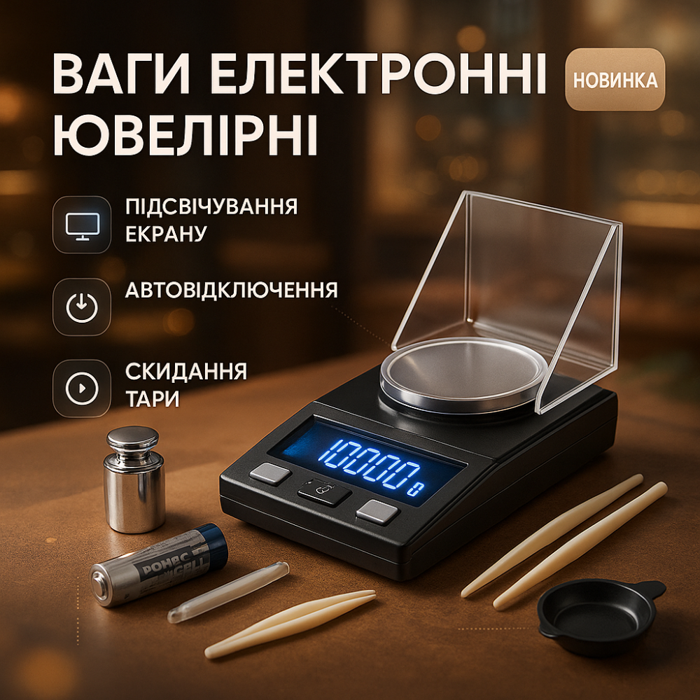 Електронні ваги для ювелірних каменів, Ваги на золото Кишенькові високоточні ювелірні MU-38 Львів - фото 14