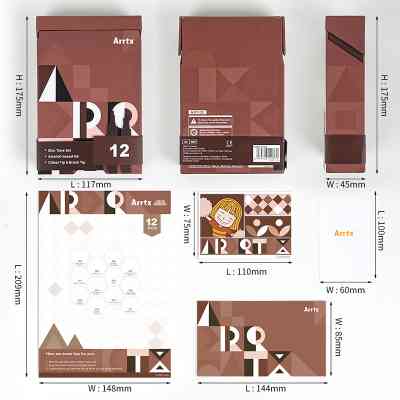 Художественный маркер Arrtx спиртовые Oros ASM-03-SK02 12 цветов, оттенки кожи (LC302772) Винница